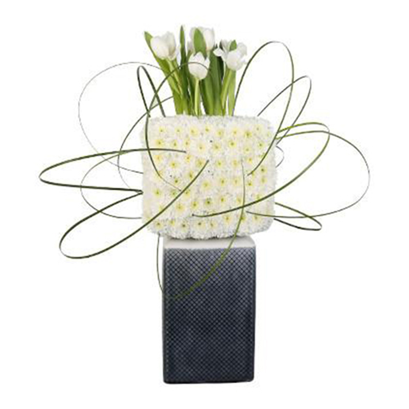 Chrysanthemums and Tulips 